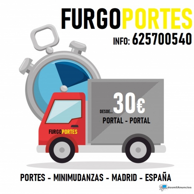 Portes “Furgon+Chofer" (Portal A Portal) 625700540